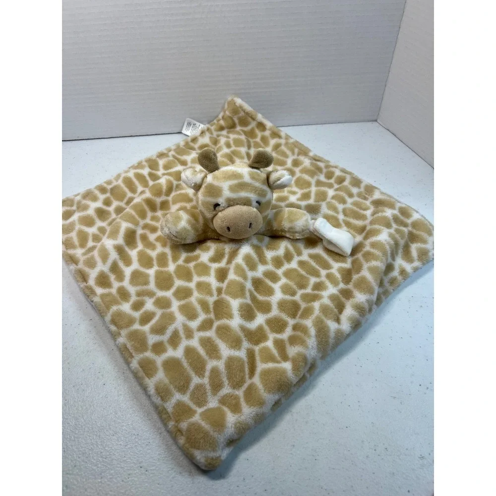 Carters Giraffe Security Blanket Plush Lovey Tan Cream Spotted 2016 Baby
